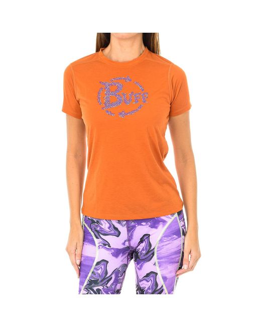 Buff Orange Short Sleeve T-Shirt For Outdoor Sports Bf13400