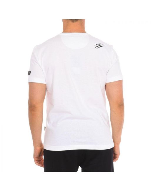 Philipp Plein Tips400 T-shirt Met Korte Mouwen in het White voor heren