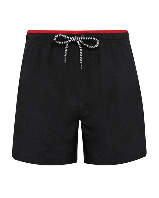 Asquith & Fox Black Swim Shorts (/) for men