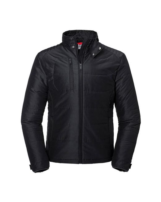 Russell Black Cross Jacket for men