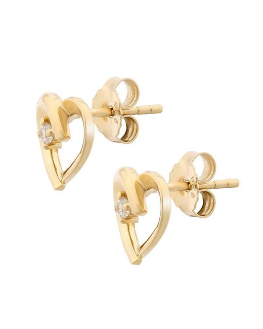 Orphelia Metallic 'Mera' 925 Sterling Stud Earrings