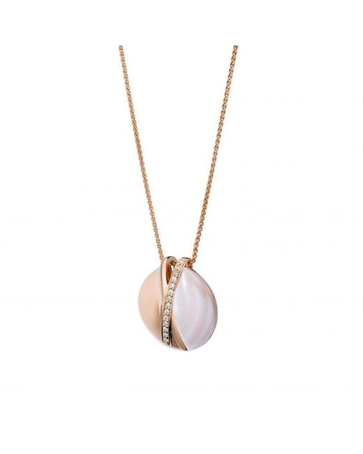 Orphelia Metallic 'Moragene' 925 Sterling Chain With Pendant
