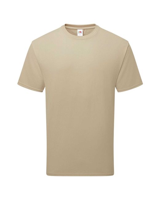 Fruit Of The Loom Natural Adult Pure Cotton T-Shirt (Desert)
