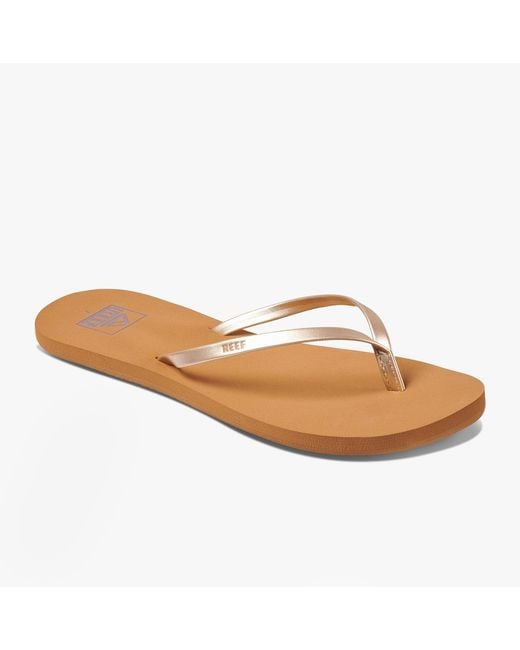 Reef White Bliss Nights Sandals Tan/Champagne