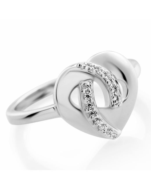 Orphelia Metallic 'Amore' 925 Sterling Ring