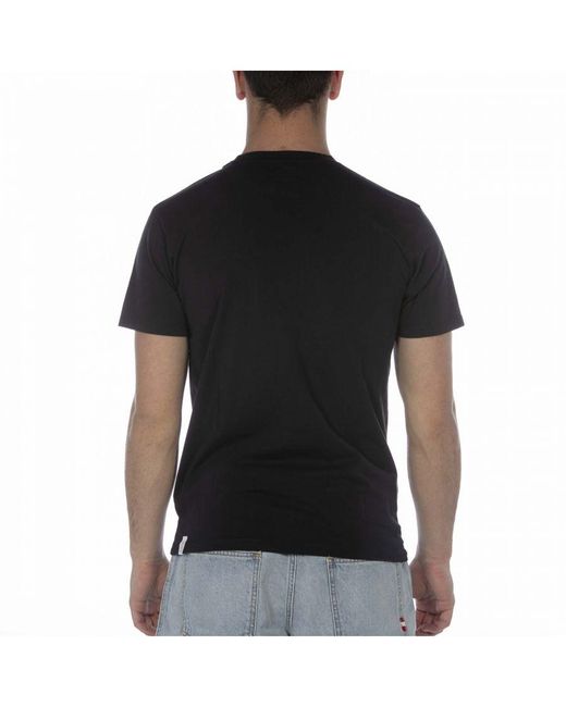 Bomboogie T-shirt Ronde Hals T + Pkt Blauw in het Black voor heren