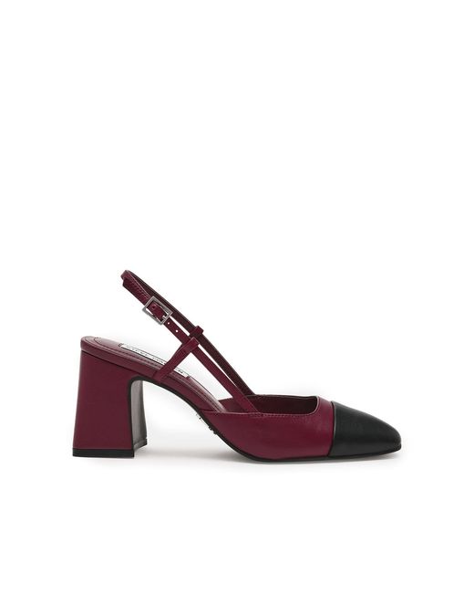 Steve Madden Purple Leather Zeina Bcq Heels