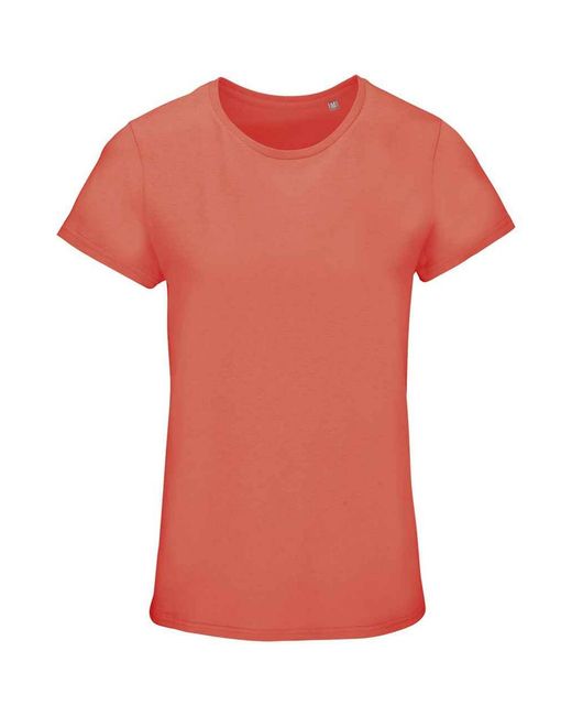 Sol's Orange Ladies Crusader Organic T-Shirt (Pop)