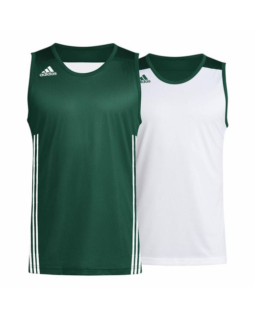 Adidas Green Spee Rev Jrs Basketball Jersey for men