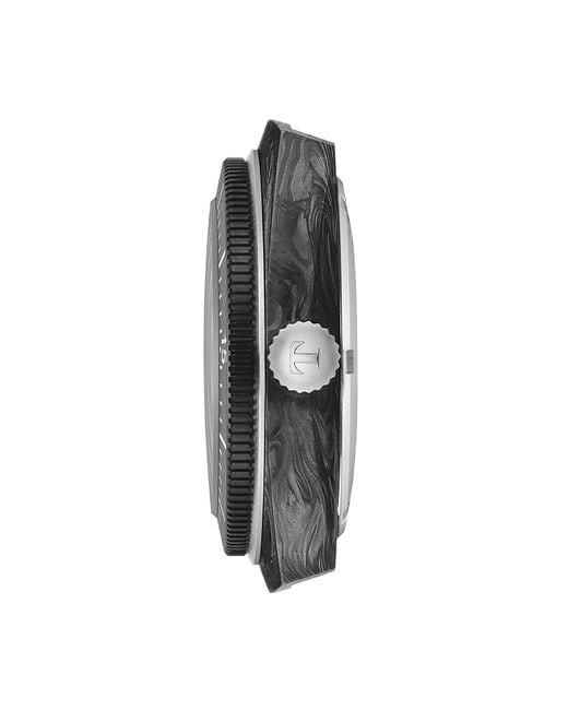 Tissot Black Sideral S Powermatic 80 Watch T1454079705702 Rubber