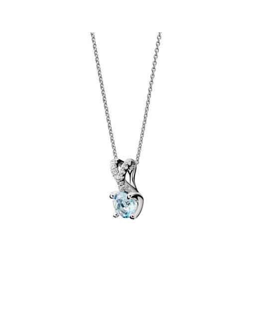 Orphelia Metallic 'Maya' 925 Sterling Chain With Pendant