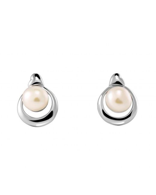 Orphelia Metallic 'Mathilde' 925 Sterling Stud Earrings