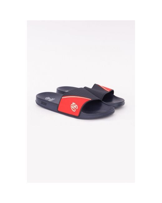 Crosshatch Blue Ventamoore Sliders for men