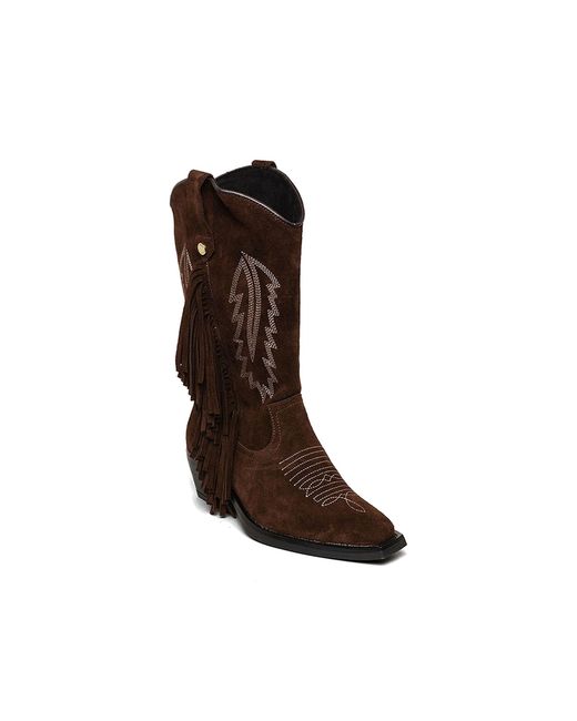 Steve Madden Suede Wallace Boot Browns