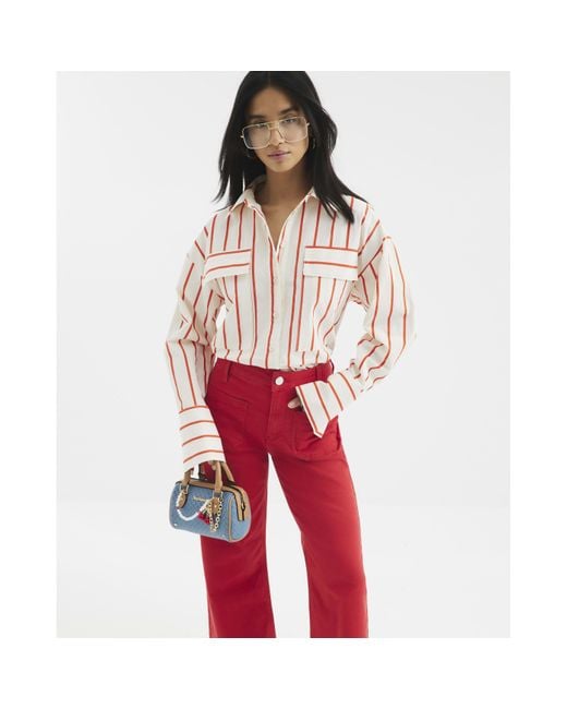 River Island Petite Red Jeans Buy River Island Blue Petite High