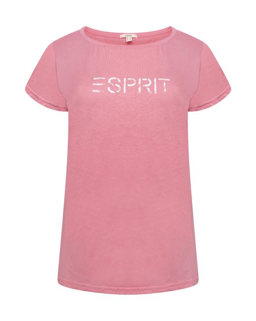 Esprit Pink Ladies T-Shirt Cotton