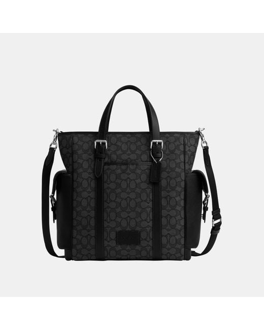 COACH Black Sprint Tote Bag for men