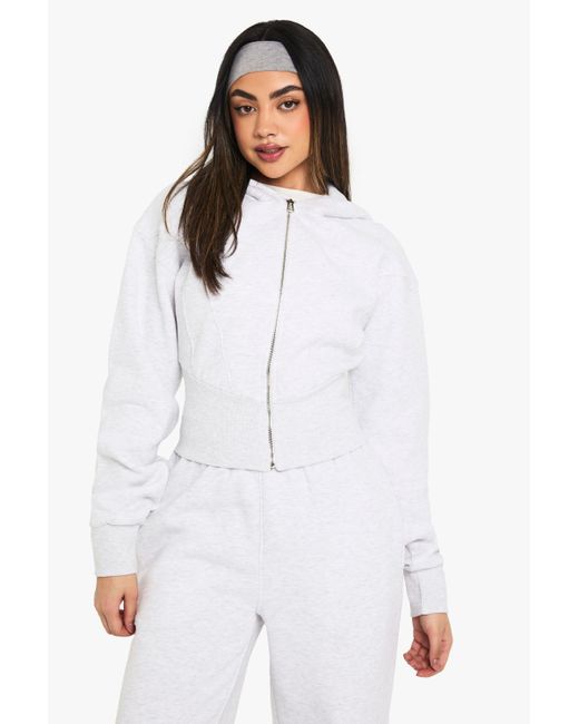 Cinched Waist Hoodie main image 0