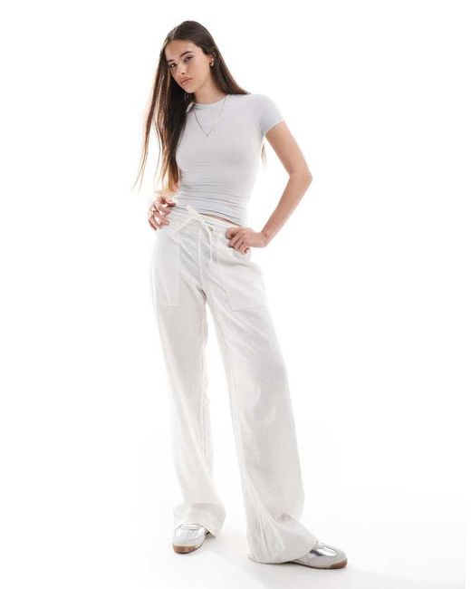Cotton On White Soft Lounge Fitted T-Shirt