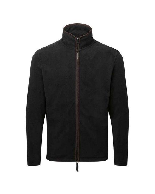 PREMIER Black Artisan Fleece Jacket (/) for men