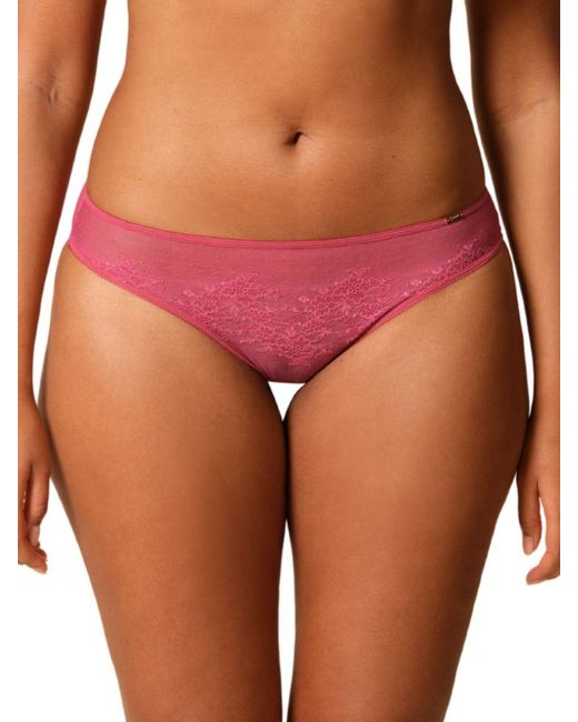 Gossard Red Glossies Lace Brief