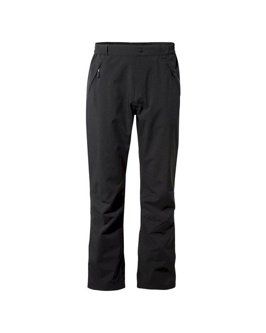 Craghoppers Black Stefan Ii Waterproof Trousers for men