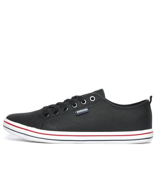 Lambretta Black Classic Lyle Trainers for men