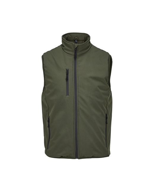 Sol's Green Adult Falcon Padded Body Warmer (Army)