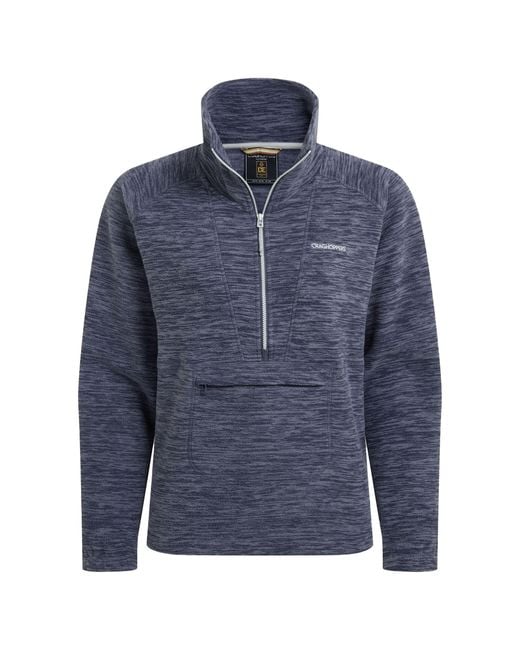 Craghoppers Blue Ladies Esk Ii Half Zip Fleece Top (Anthracite)