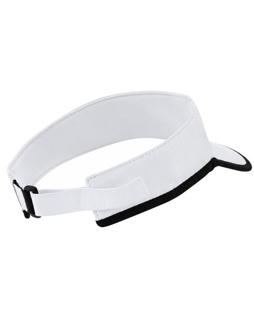 Asics White Performance Visor