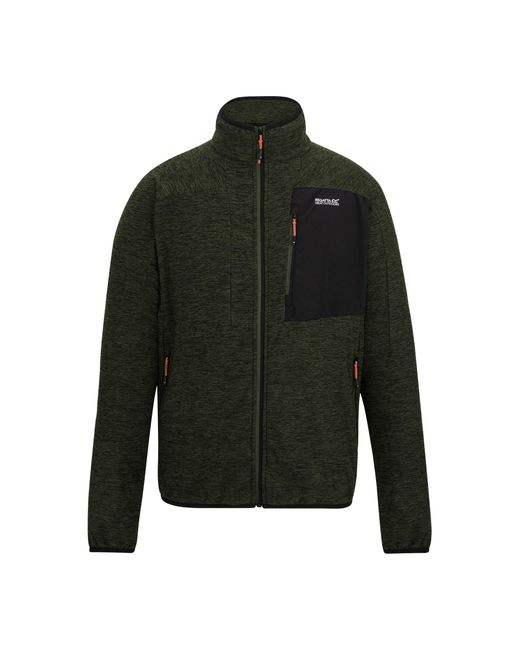 Regatta Green Scaris Full Zip Fleece Jacket (Dark) for men