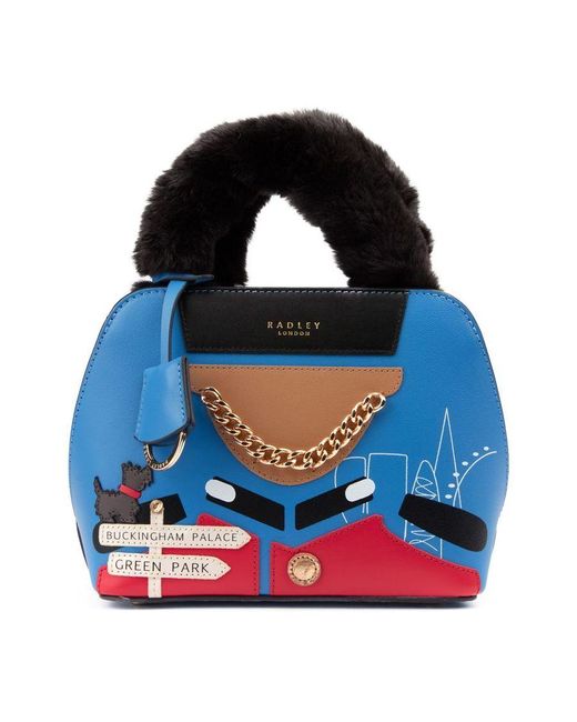Radley Blue The Anniversary Mini Handbag