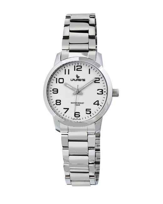 Laurens Black Basic: Donna Acciaio Watch