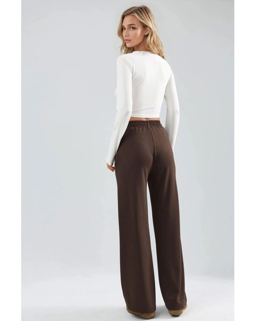 Hiccup Multicolor Modal Touch Pleated Palazzo Pants