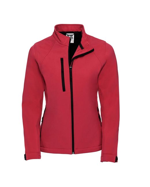 Russell Red Ladies Soft Shell Jacket (Classic)