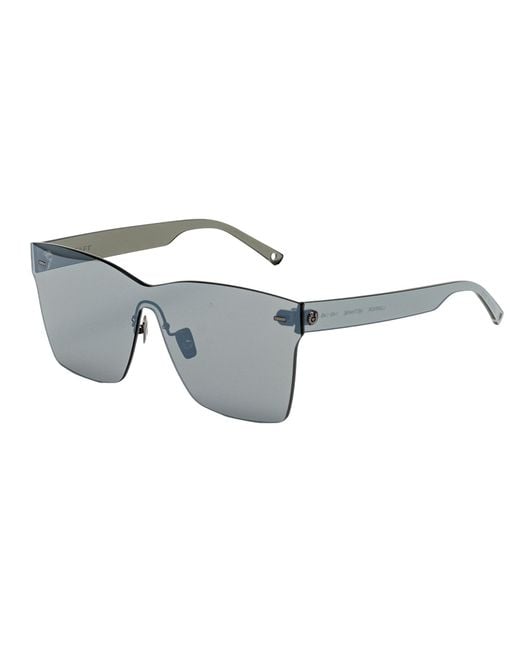 Belstaff Gray Blue Acetate Sunglasses