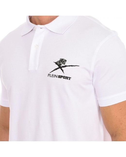 Philipp Plein White Pips506 Short-Sleeved Polo Shirt for men