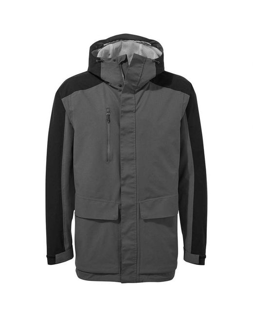 Craghoppers Gray Adult Pro Stretch Waterproof Jacket (Carbon)