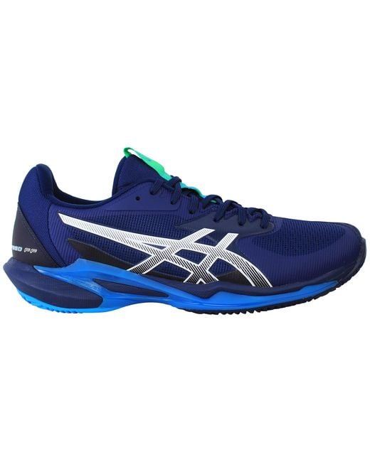 Asics Blue Solution Speed Ff 3 Clay Tennis Shoes for men