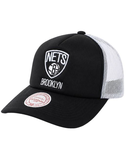 Mitchell & Ness Black Nba Brooklyn Nets Off The Backboard Cap for men