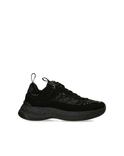 Kurt Geiger Black Leather Kensington Sneaker Sneakers