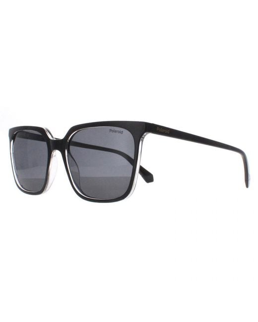 Polaroid Black Rectangle Crystal Polarized Pld 4163/S