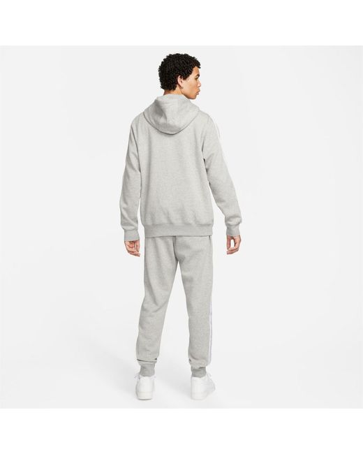Nike Gray Hooded Long Sleeve Full Track Suit for men