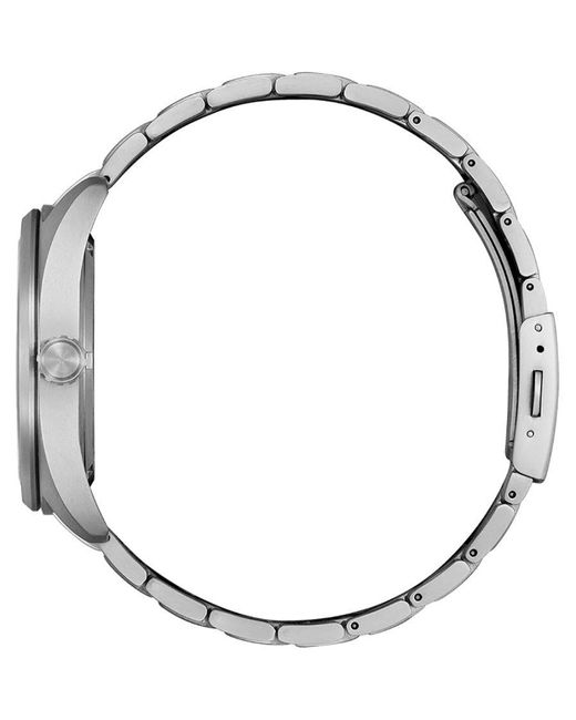 Citizen Gray Silver Watch Bm7570-80e Titanium for men
