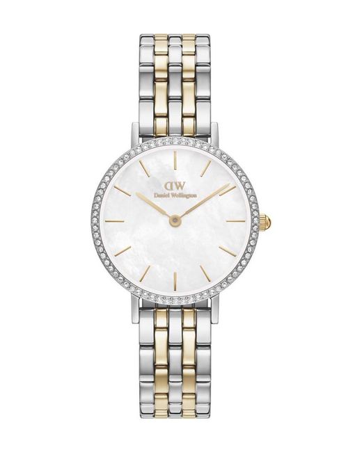 Daniel Wellington Metallic Dw00100665 Ladies Petite Lumine 28Mm Watch
