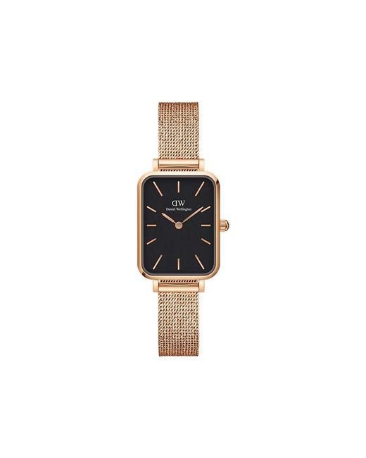 Daniel Wellington Black Dw00100432 Ladies Quadro Melrose 20Mm Watch