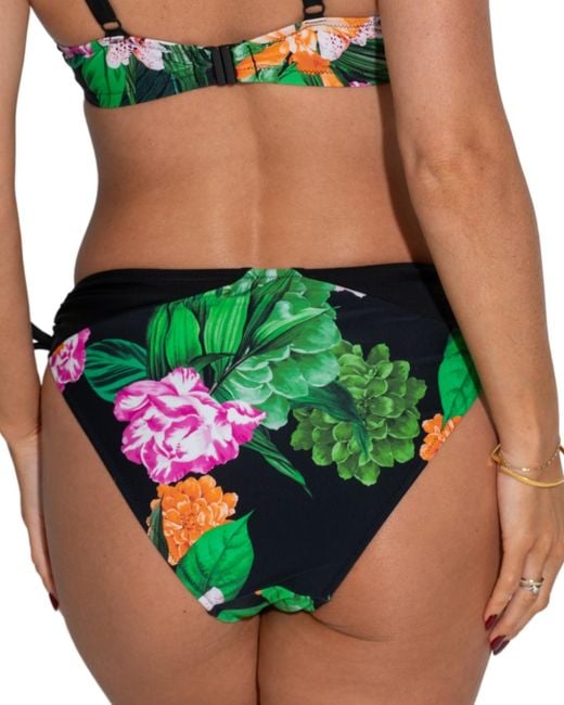 Pour Moi Black 21114R Palermo Adjustable Side Bikini Brief