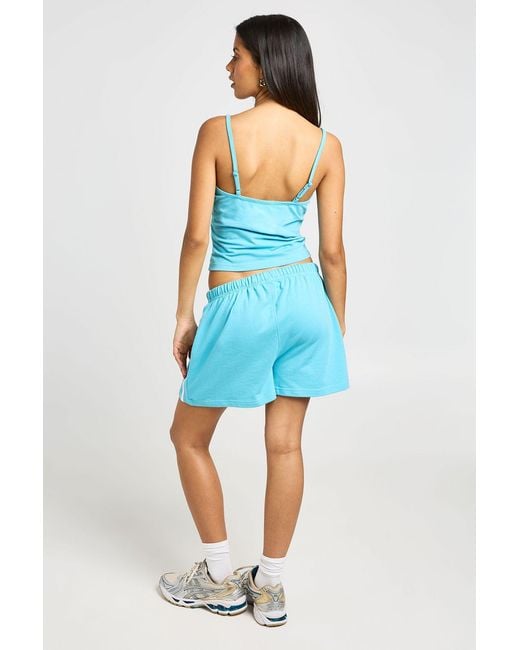 Boohoo Blue Striped Cami Top
