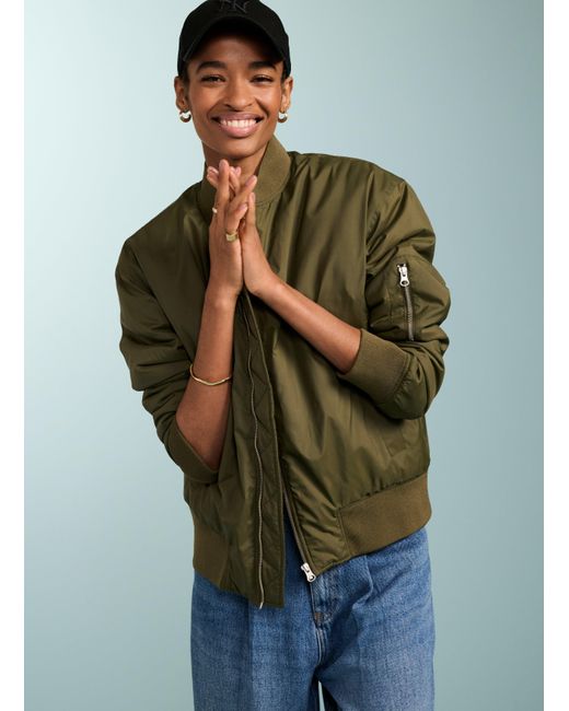 Baukjen Green Tegan Recycled Bomber