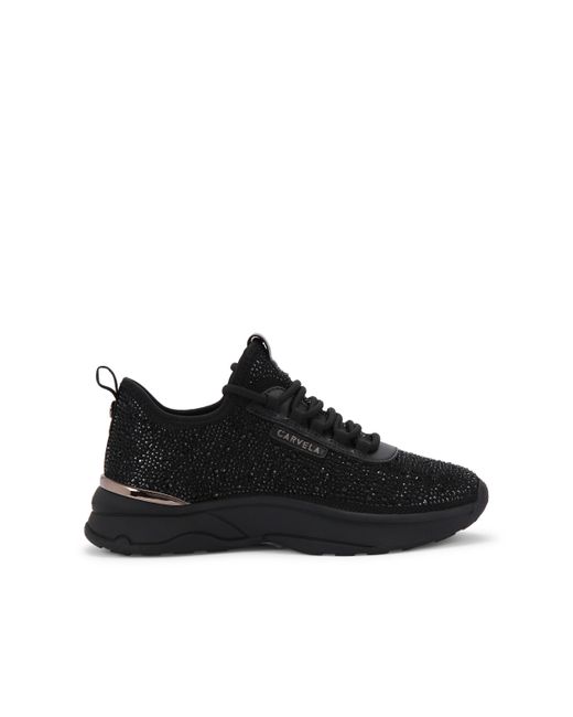 Carvela Kurt Geiger Black Trainer Swift Jewel